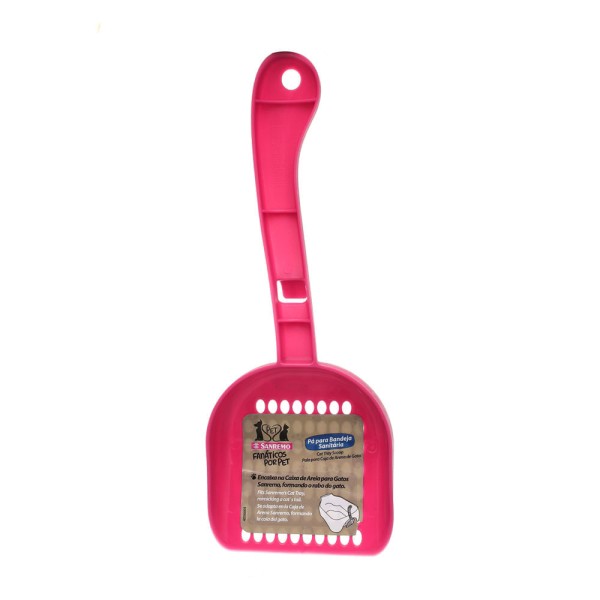 Encontraproduto.com.br - Pá Higiênica para Gato Rosa Pet Sanremo