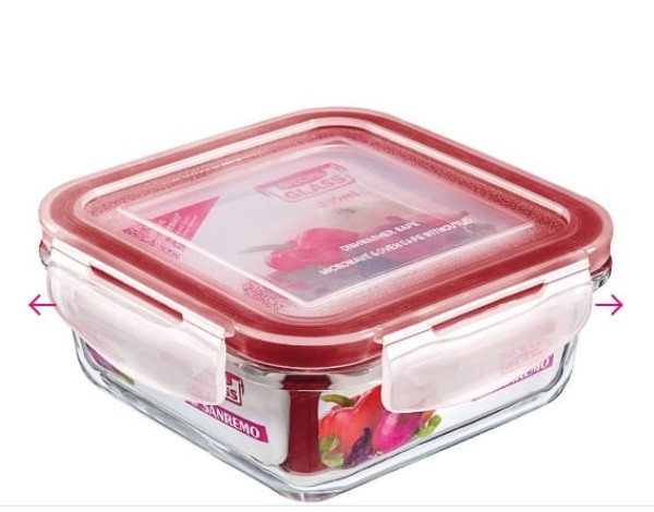 Encontraproduto.com.br - Pote de vidro 330ml r:74  quadrado