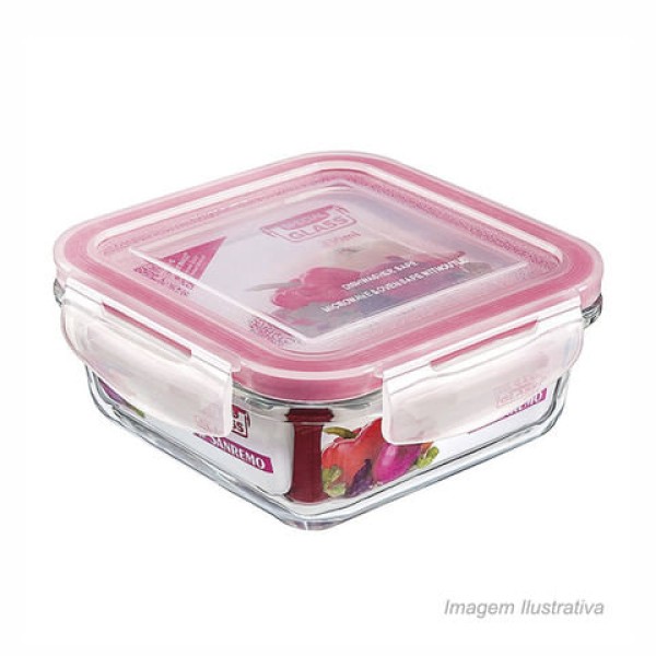 Encontraproduto.com.br - Pote de vidro 330ml r:74  quadrado