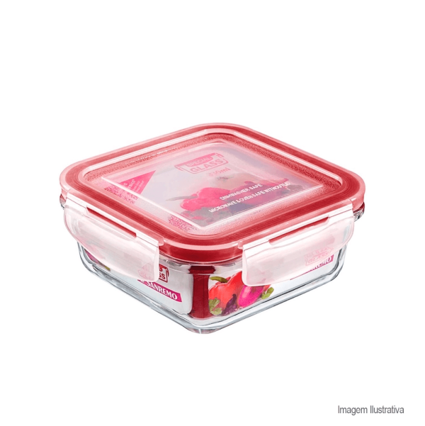 Encontraproduto.com.br - Pote de vidro 330ml r:74  quadrado