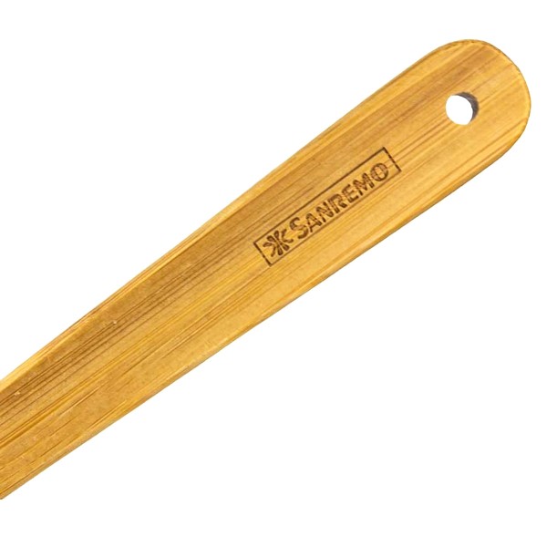 Encontraproduto.com.br - Espátula de Silicone com Cabo de Bambu Vermelha Casar Sanremo