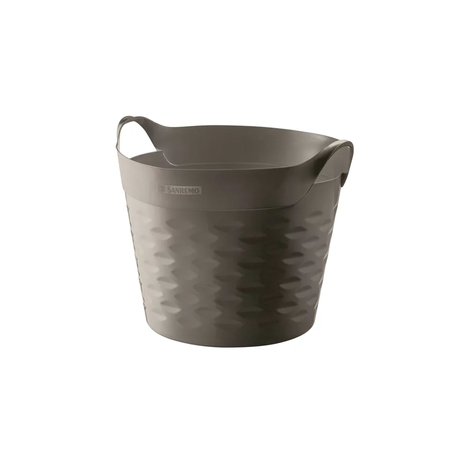 Encontraproduto.com.br - Cesto Organizador Circular Plástico Castor 3L Moolti Sanremo