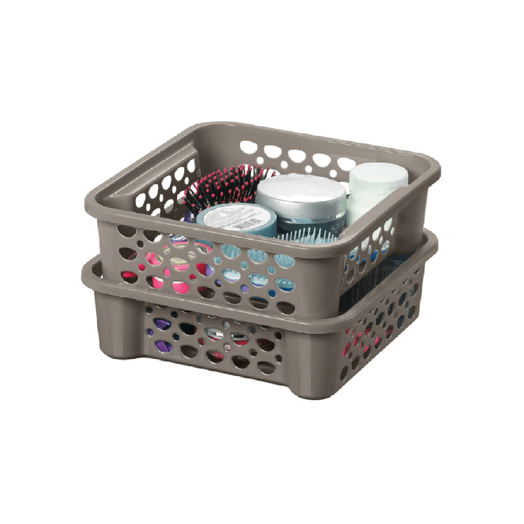 Encontraproduto.com.br - Cesta Empilhável Plástico Castor 1,6L Moolti Sanremo Leve 4 Pague 3