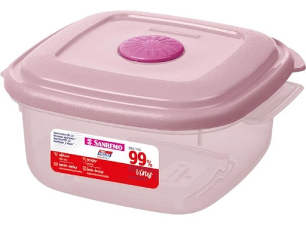 Encontraproduto.com.br - Kit Pote Plástico Sanremo Redondo 230ml | Com 4 Unidades