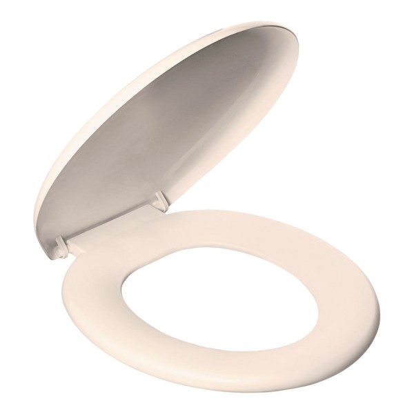 Encontraproduto.com.br - Assento Sanitário Almofadado Clássico Bege Sanremo
