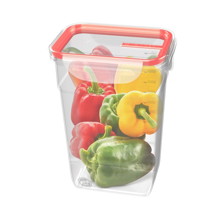 Encontraproduto.com.br - Pote Plástico com Travas Hermético Açaí 1,4L Freshy Sanremo