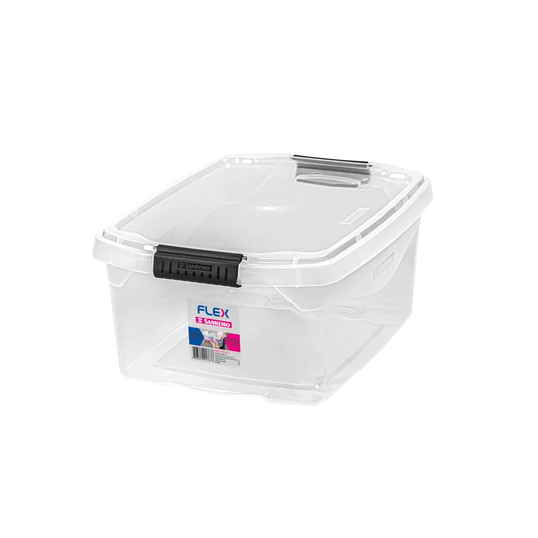 Encontraproduto.com.br - Caixa Organizadora Transparente Multiuso 6 Litros Sanremo