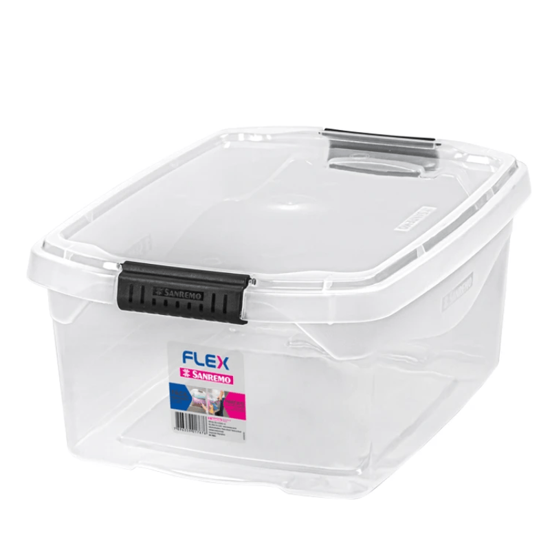 Encontraproduto.com.br - Caixa Organizadora Transparente Multiuso 6 Litros Sanremo