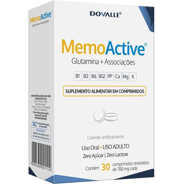 Encontraproduto.com.br - Memoactive 700mg Com 30 Comprimidos