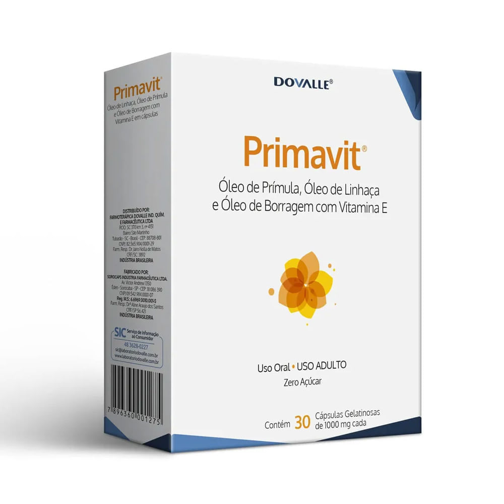 Encontraproduto.com.br - Primavit Com 30 Cápsulas