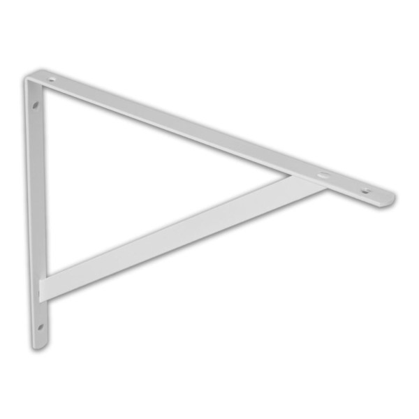 Encontraproduto.com.br - Suporte para Prateleira Mao Francesa 40Cm 70Kg Branco Prat-K