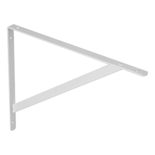 Encontraproduto.com.br - Suporte para Prateleira Mao Francesa 40Cm 70Kg Branco Prat-K