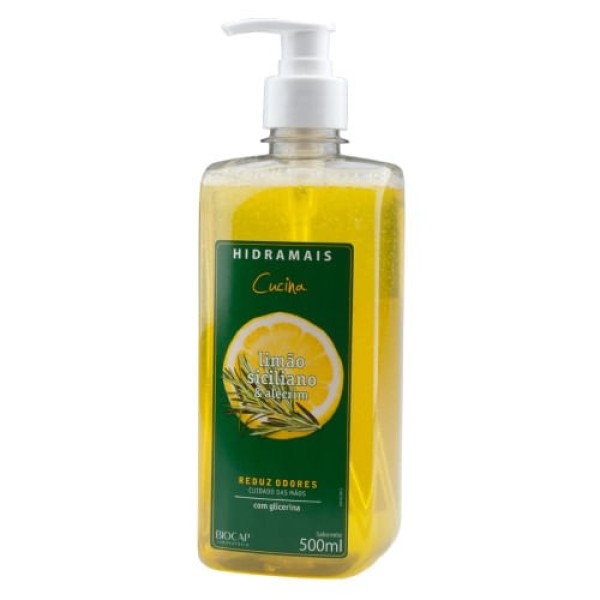 Encontraproduto.com.br - Sabonete Líquido Para as Mãos Hidramais Cucina Limão Siciliano e Alecrim 500ml