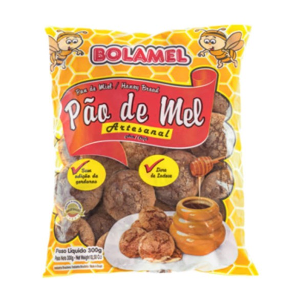 Pão de Mel Bolamel Artesanal 300g