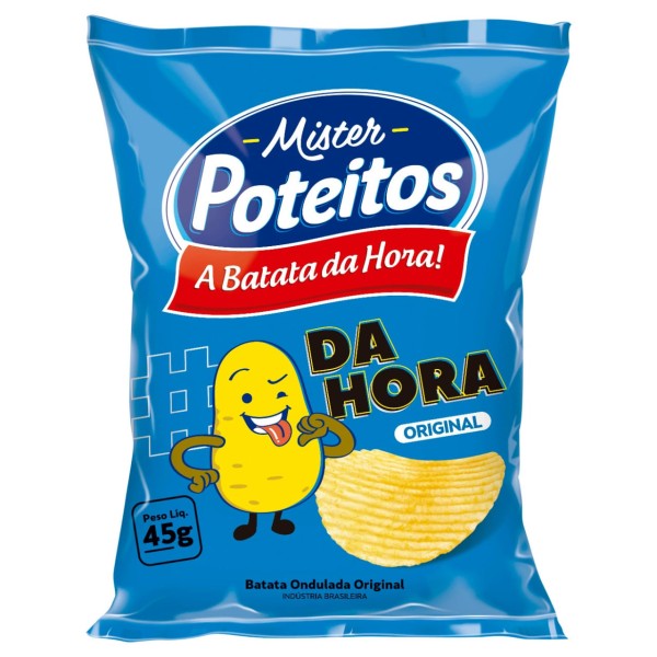 Encontraproduto.com.br - Batata MISTER POTEITOS da Hora Original 45g