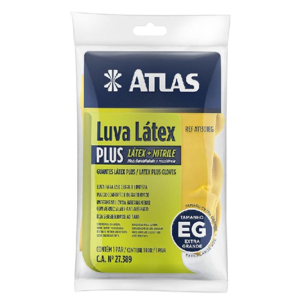 Luva Multiuso com Composto - Atlas - AT1301EG - Unitário