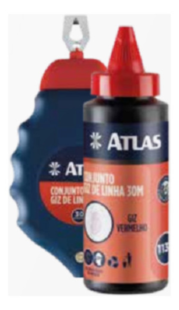 Encontraproduto.com.br - Conjunto Carretel Mais Refíl De Giz - Atlas - AT1405 - Unitário