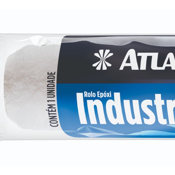 Encontraproduto.com.br - Rolo de Lã Sintética Atlas para Pintura Industrial 23 cm 326/5 sem Garfo