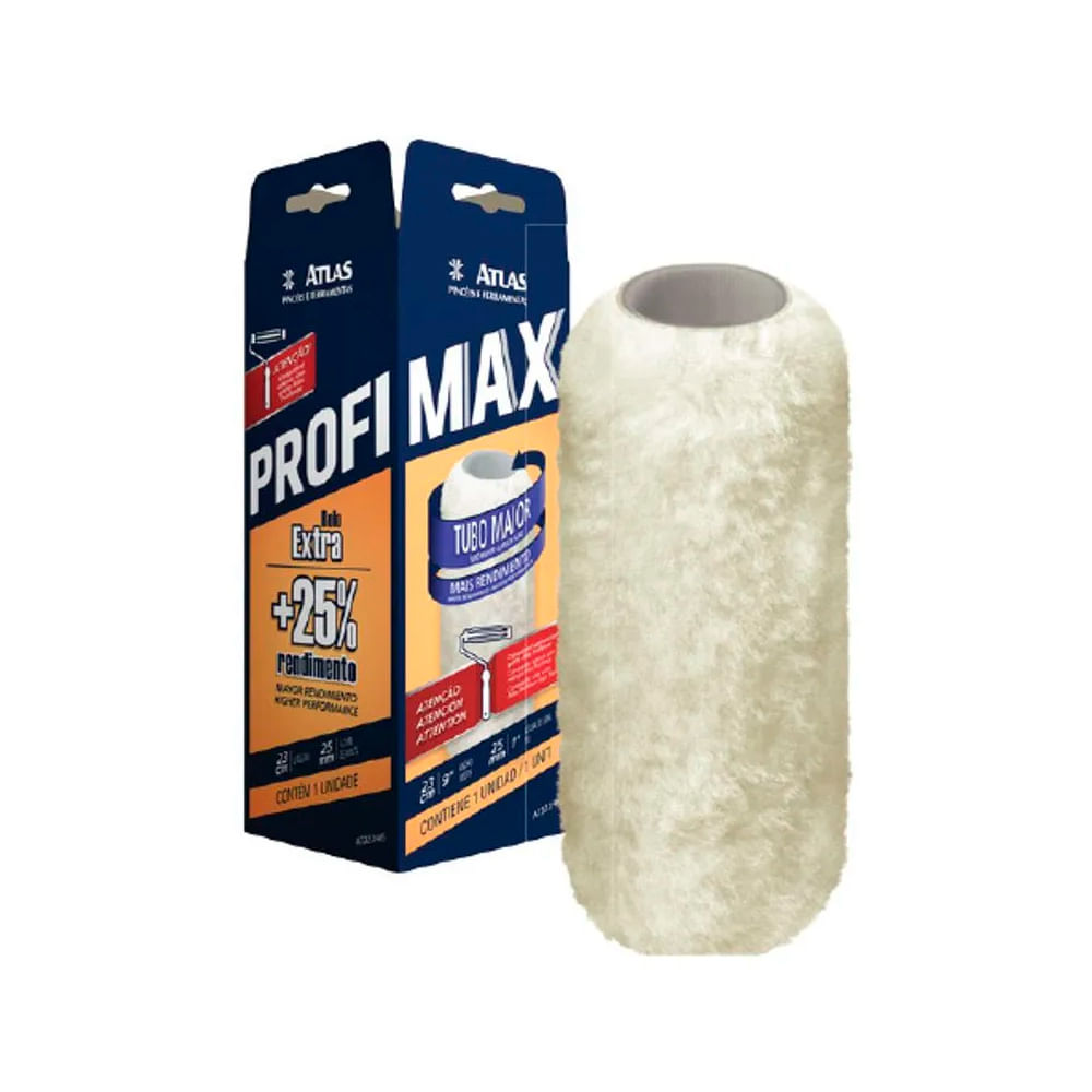 Encontraproduto.com.br - Atlas Rolo Lã Extra Profimax 23cm AT322 - Atlas