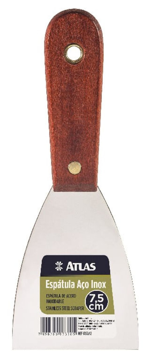 Encontraproduto.com.br - Espátula com Lâmina de Aço Inox - Atlas - 6155/10 - Unitário