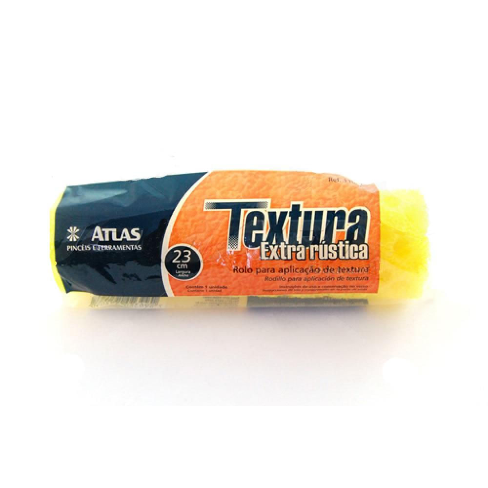 Encontraproduto.com.br - Rolo Para Efeito Atlas Textura Espuma Rústica 110/55 23cm