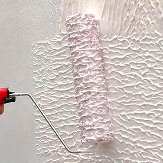 Encontraproduto.com.br - Rolo Para Efeito Atlas Textura Espuma Rústica 110/55 23cm