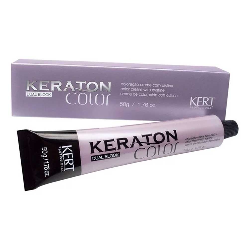 Encontraproduto.com.br - Tinta Keraton Dual Block 50g 4.0 Castanho Medio - Kert