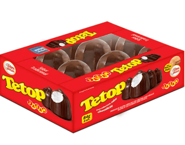 Encontraproduto.com.br - Tetop Chocolate c/6 - Jazam