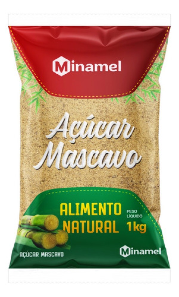 Encontraproduto.com.br - Açúcar Mascavo Minamel Pacote 1kg