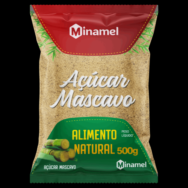 Encontraproduto.com.br - Açúcar Mascavo Minamel Pacote 500g