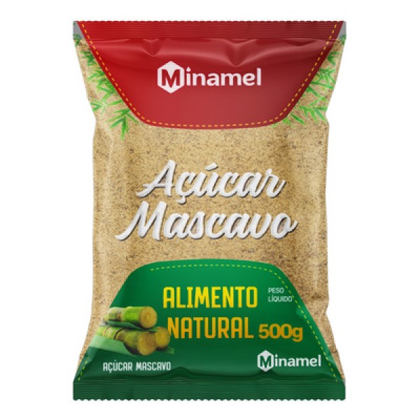 Encontraproduto.com.br - Açúcar Mascavo Minamel Pacote 500g