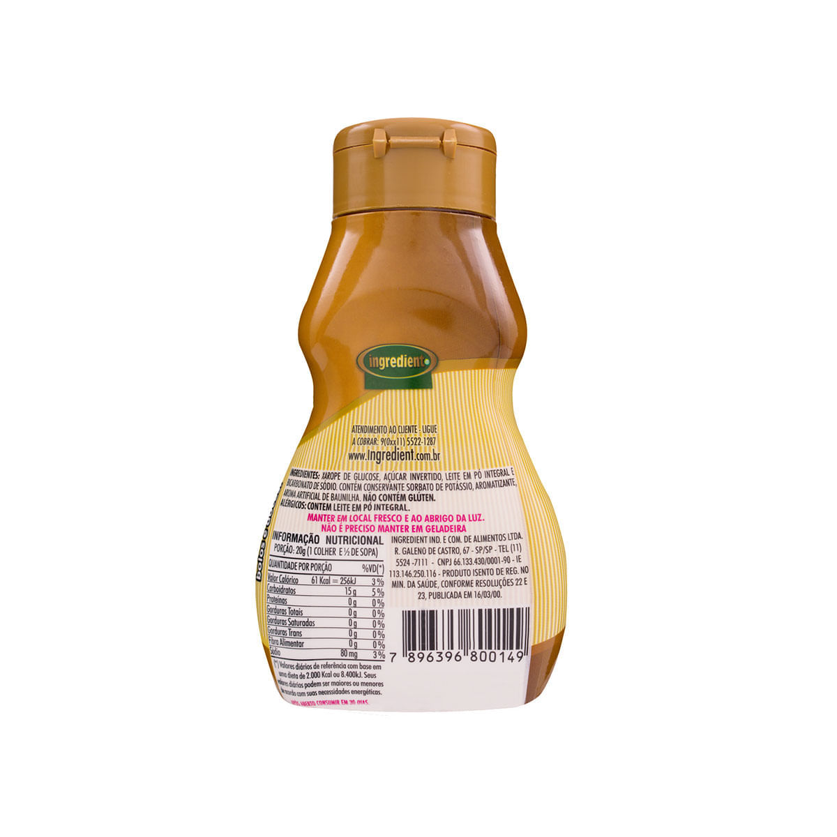 Encontraproduto.com.br - Cobertura para Sorvete Ingredient 240g