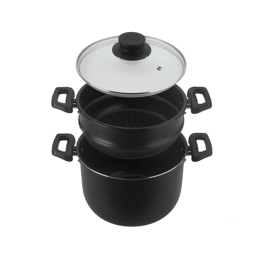 Encontraproduto.com.br - Cuscuzeira Multiflon Cozimento a Vapor 16cm
