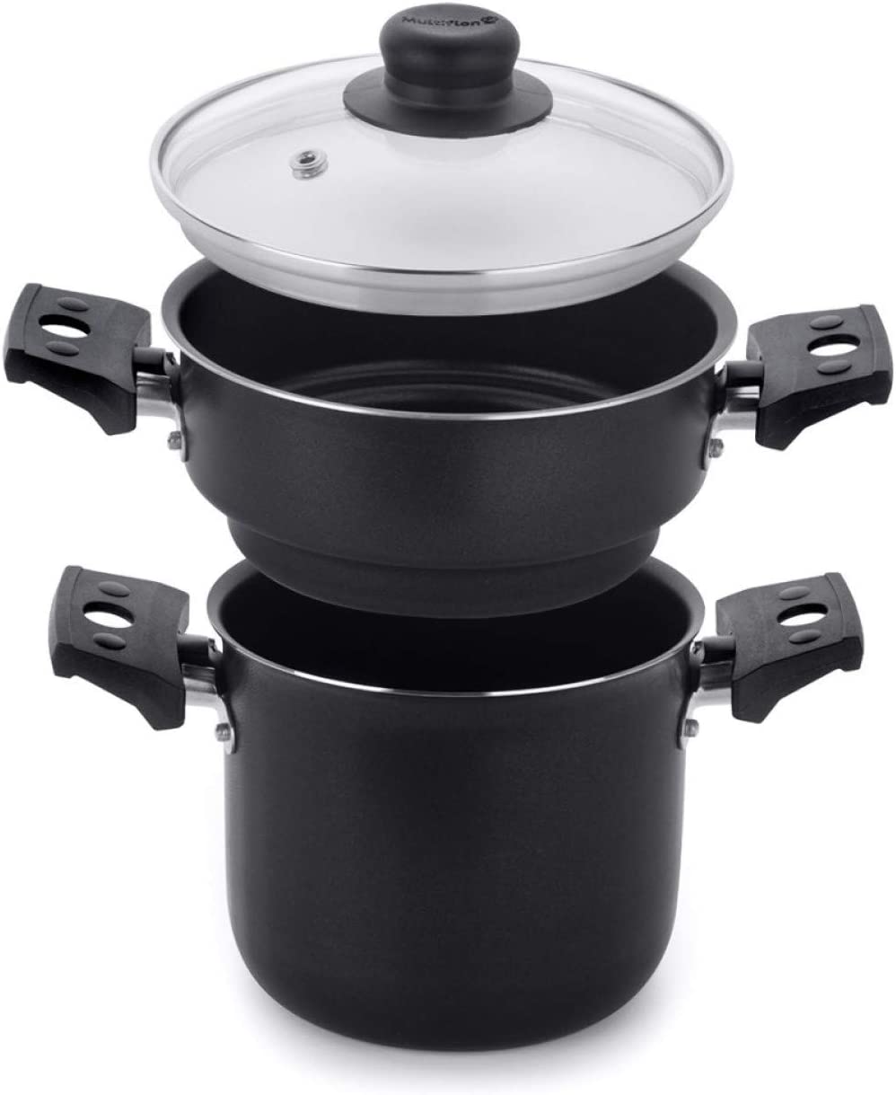 Encontraproduto.com.br - Cuscuzeira Multiflon Cozimento a Vapor 16cm
