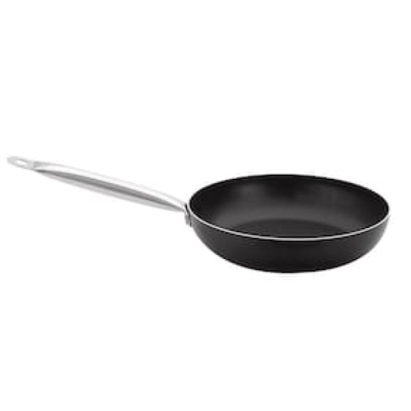 Encontraproduto.com.br - Frigideira Profissional Preta 28 Cm 3 L Em Alumínio Com Revestimento Interno Antiaderente