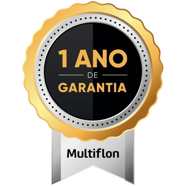 Encontraproduto.com.br - Conjunto de Frigideiras Multiflon Gourmet com Revestimento Antiaderente Ultra 7 Preta - 2 Peças