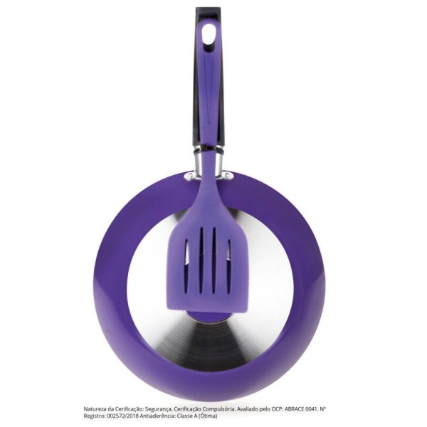Encontraproduto.com.br - Frigideira Wok Multiflon 20cm Sortida