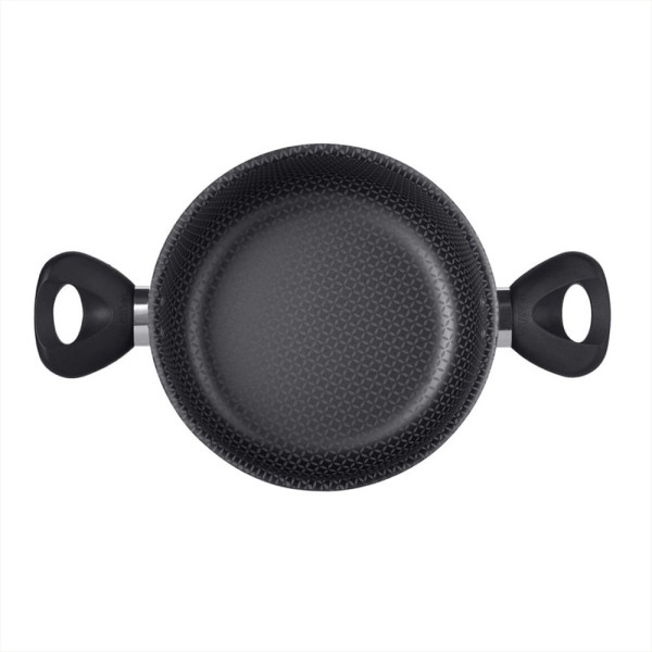 Encontraproduto.com.br - Caçarola em alumínio Multiflon Páprika 22cm vermelha