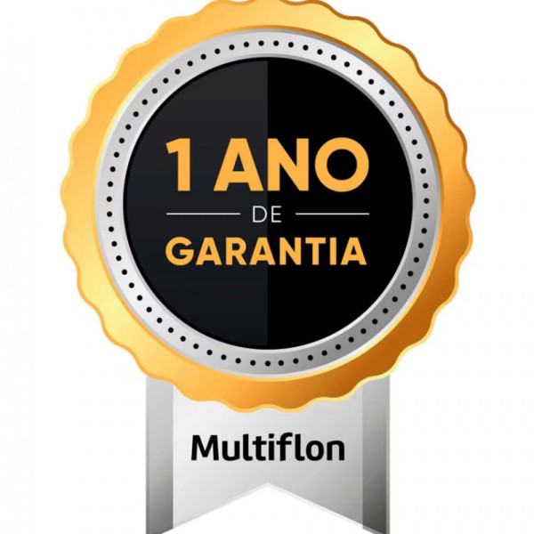 Encontraproduto.com.br - Tampa de Vidro Multiflon com Pomel Preto - 22cm de Diâmetro