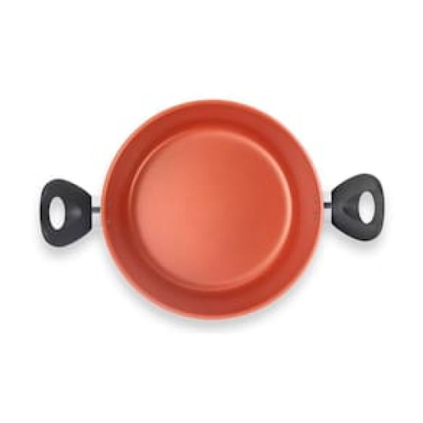 Encontraproduto.com.br - Caçarola Terracota Multiflon com Antiaderente de Alumínio - 22cm