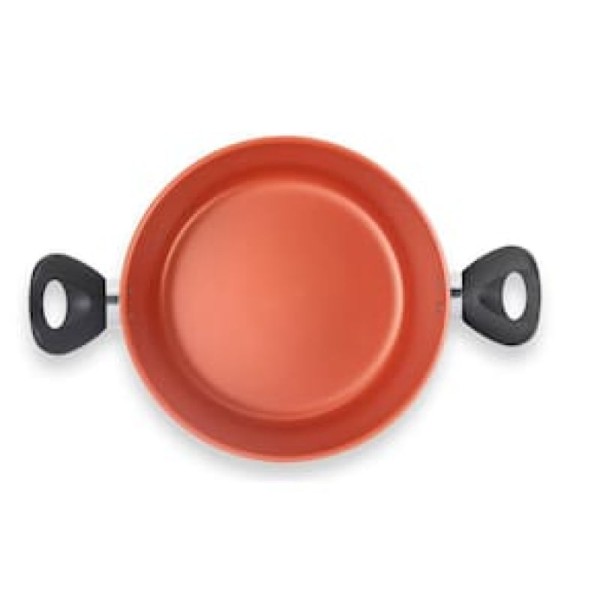 Encontraproduto.com.br - Caçarola Terracota Multiflon com Antiaderente de Alumínio - 24cm