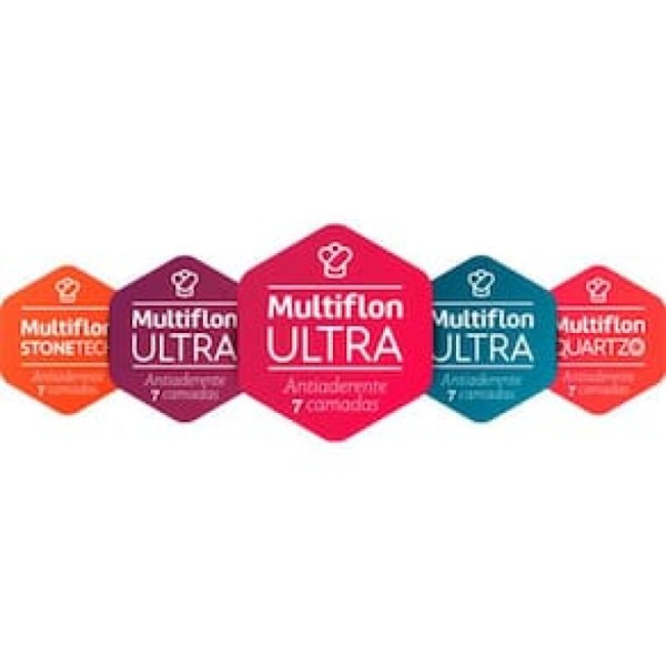 Encontraproduto.com.br - Mini Cuscuzeira Multiflon em Alumínio com Alça TPA Versátil - Vermelho
