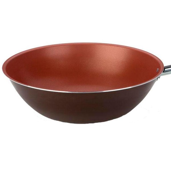 Encontraproduto.com.br - Frigideira Wol Multiflon Essencial Terracota 28cm