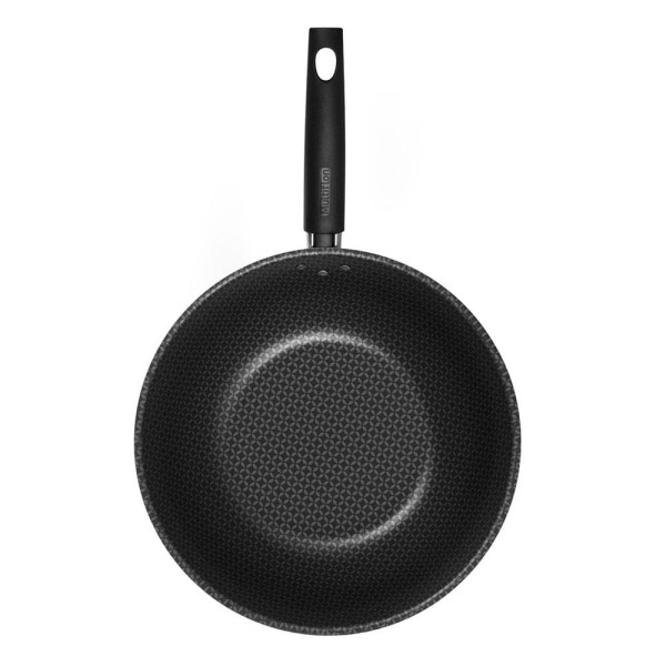 Encontraproduto.com.br - Frigideira Wok Multiflon Daily Com Revestimento Ultra 7 Laranja 28 Cm Laranja