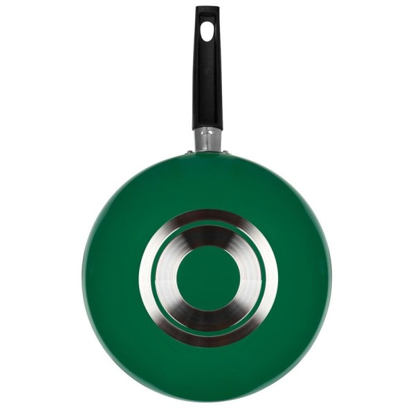 Encontraproduto.com.br - Frigideira Wok Multiflon Color com Revestimento Ultra 7 Verde - 24 cm