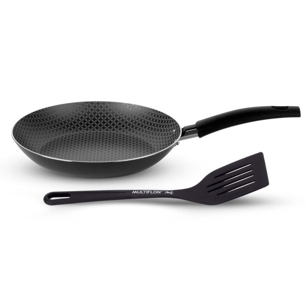 Encontraproduto.com.br - Frigideira Multiflon Gourmet com Espatula 22cm