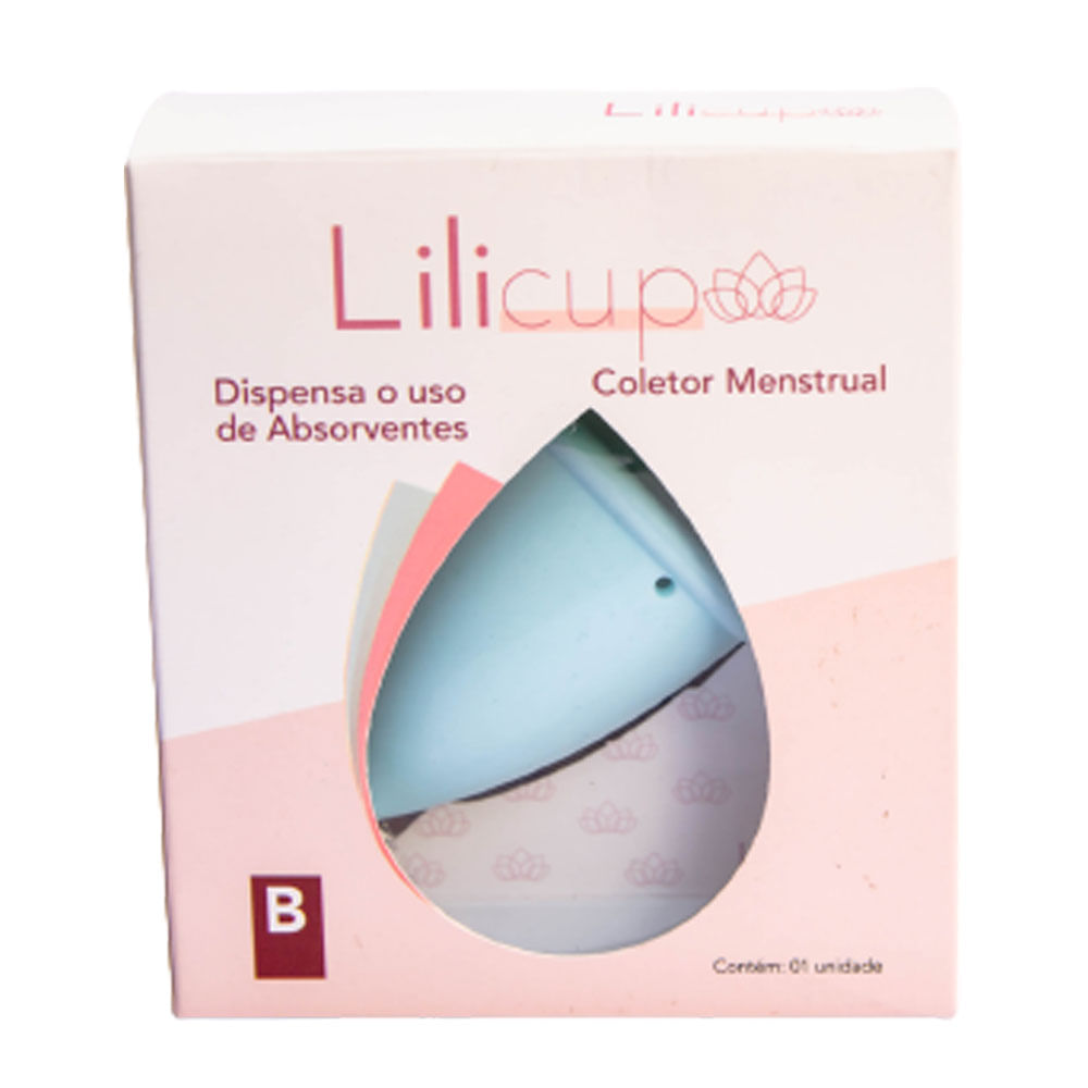 Coletor Menstrual Lilicup B - Azul (- 30 Anos)
