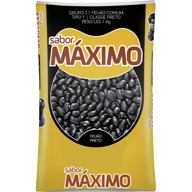 Encontraproduto.com.br - Feijão Preto Sabor Máximo Tipo 1 Pacote com 1kg