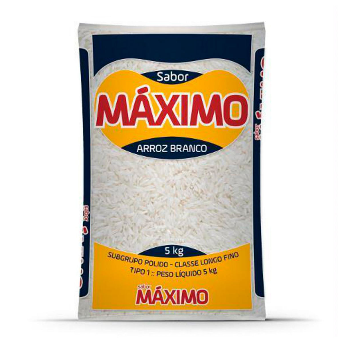 Encontraproduto.com.br - Arroz Sabor Máximo Agulhinha Tipo 1 Pacote com 5kg