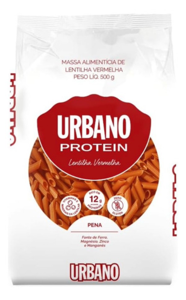 Massa de Arroz Urbano Pena Lentilha Vermelha 500g